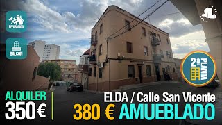 ✅ALQUILADO✅ ☀️ELDA💰 ALQUILER⭐️Desde 350€ Calle San Vicente/PLANTA 2 / 3 habitaciónes / BALCÓN⭐️