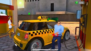 주유소 FUNNY에 의해 택시 운전사를 기다리는 섹시한 여자 Taxi Sim 2020 3D 시뮬레이터 게임 안드로 이드 게임 플레이