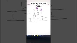 Find the missing number / math puzzle / Olympiad math / math logic / logical puzzle / puzzle