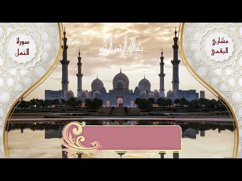 لن تصدق أن القارئ ليس ياسر الدوسري تلاوة عذبة للقارئ مشاري البقمي من سورة النمل