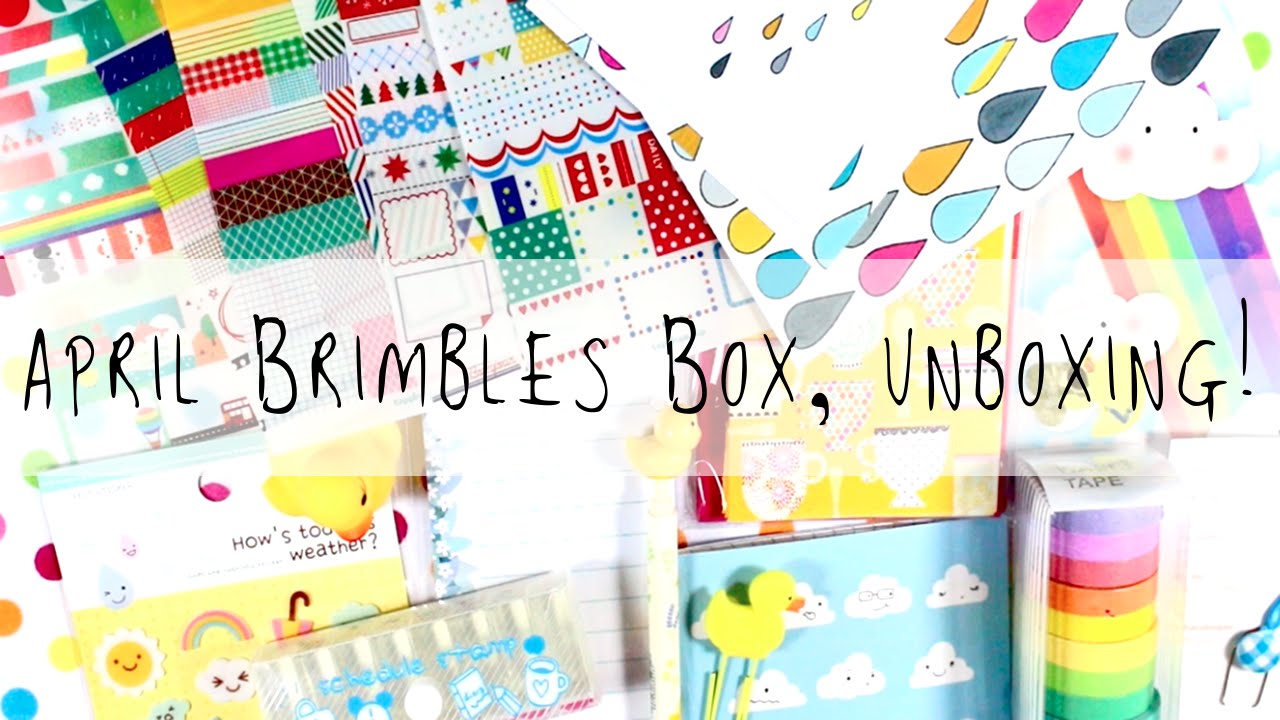 April Brimbles Box, unboxing! 2015 | MyGreenCow
