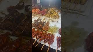 Chicken skewers in spicy sauce thai street food | Koh Lanta island #thailand #streetfood #shorts