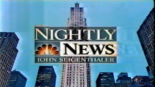 2003-05-25 | NBC Nightly News | Original Partial Broadcast with Commercials | KGW 8 Portland, OR