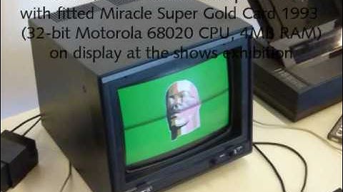 Sinclair QL "The Animated Head" 3D demo 1988