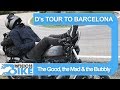 D&#39;s Tour to Barcelona on her Harley Davidson 883 Sportster