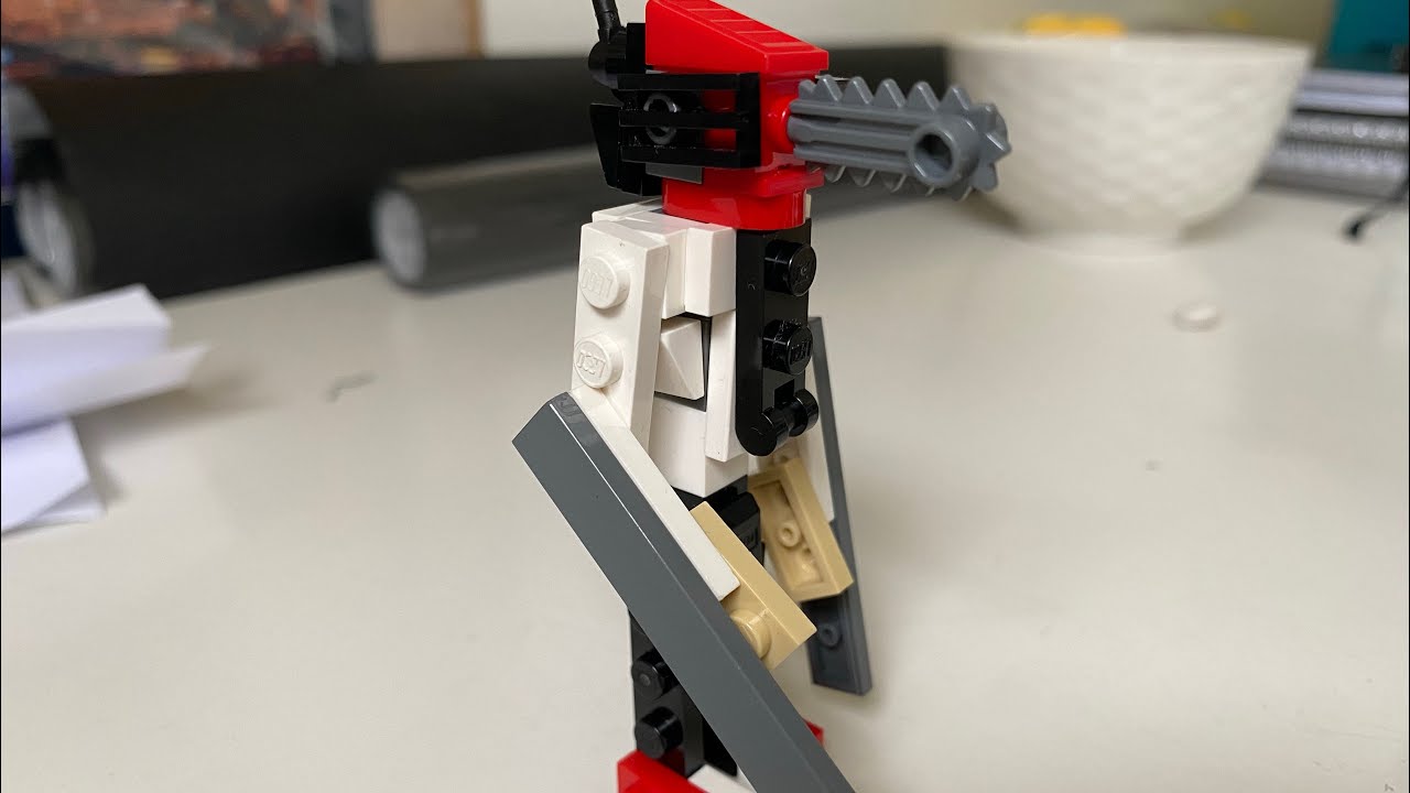 How to make Lego Chainsaw man (easy!) YouTube