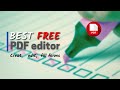 BEST free PDF editor Software for windows 10