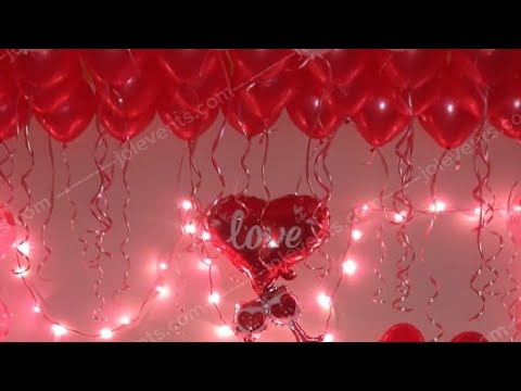 Birthday surprise decoration for husband, Romantic room decoration ...