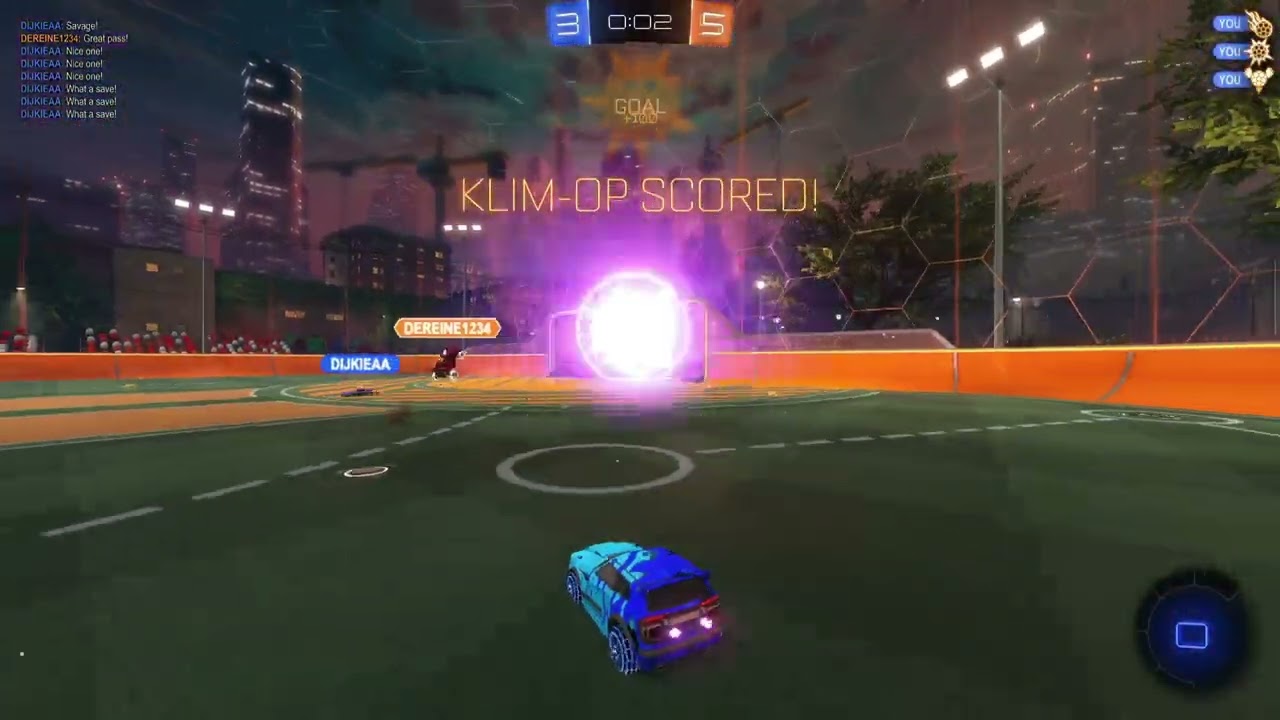 Rocket League Warming up, little wall action YouTube