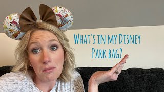 What’s in my Disney park bag? 2024