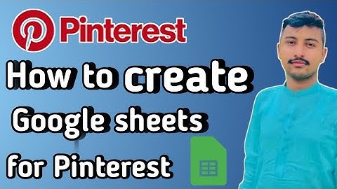 How to create Google sheets for pinterest work 2025 || pinterest google sheets tutorial