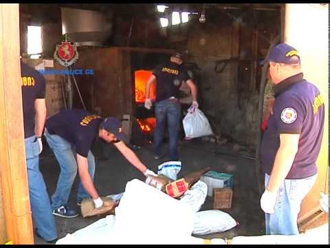 შსს-მ უკანონო ბრუნვიდან ამოღებული ნარკოტიკული საშუალებები გაანადგურა