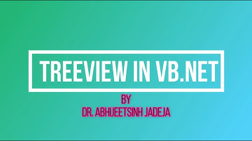 TREE VIEW IN VB.NET