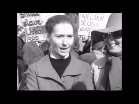 Videobillede: Demonstration for ligeløn - 8. april 1970