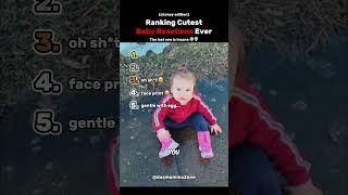 Ranking The Top 5 Cutest Baby Reactions Ever Clumsy Edition