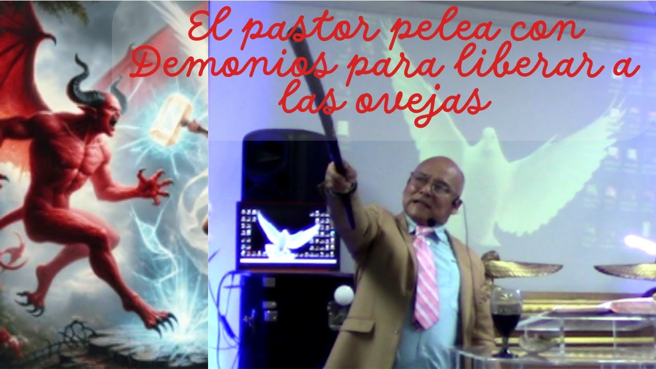 MIRA COMO LOS DEMONIOS LE QUERIAN PEGAR AL PASTOR - YouTube