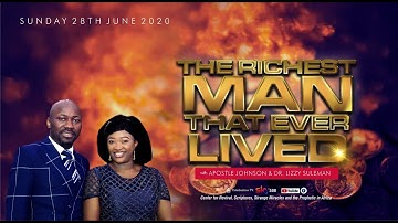 Must Watch::: THE RICHEST MAN THAT EVER LIVED By Apostle Suleman {SUNDAY Service - 28th June 2020}