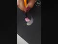 Easy Acrylic Flower Painting with Brush Strokes  🎨🖌 Satisfying Art #shorts #painting