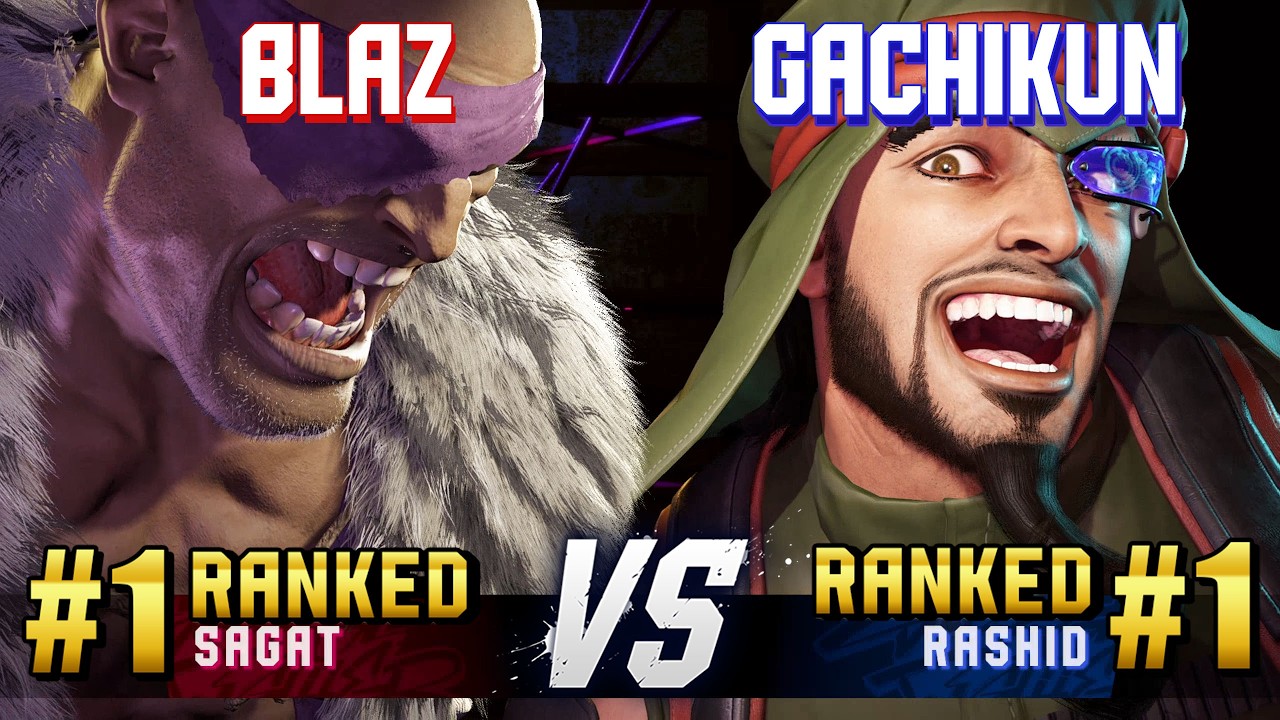 SF6 ▰ BLAZ (#1 Ranked Sagat) vs GACHIKUN (#1 Ranked Rashid) ▰ High Level Gameplay