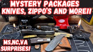 Unboxing Mysterious Packages: Knives, Zippo Lighters, and More!