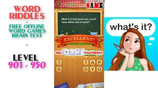 Word Riddles Level 901 - 950 Walkthrough screenshot 1