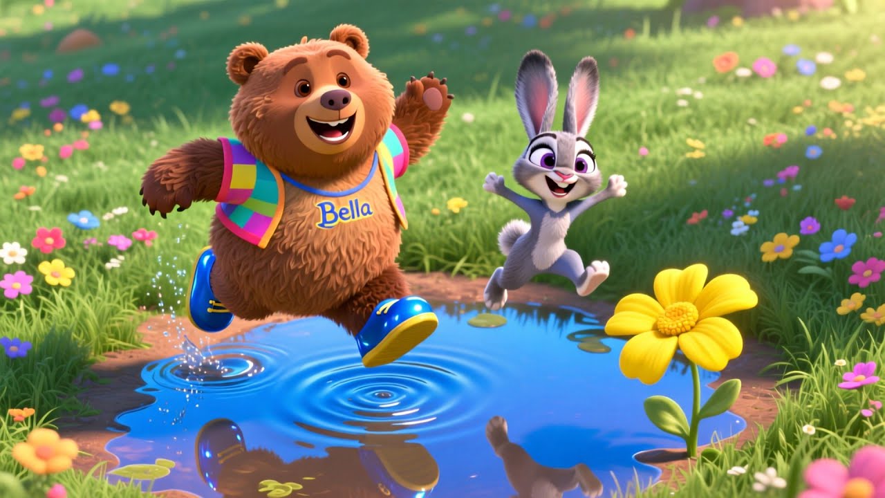 Bella Bear’s Blue Shoes 🐻👟 Fun Color Song for Kids | Learn Colors with Bella