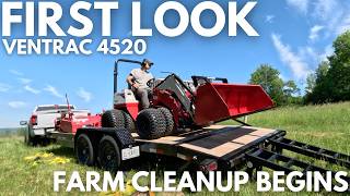 First Day with My New VENTRAC 4520 | Farm Cleanup Begins