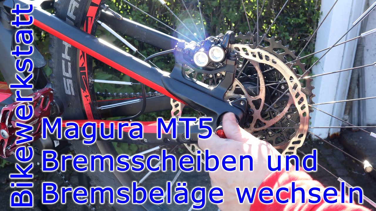 Magura MT5 / Bremsscheiben und Bremsbeläge wechseln // Bikewerkstatt 