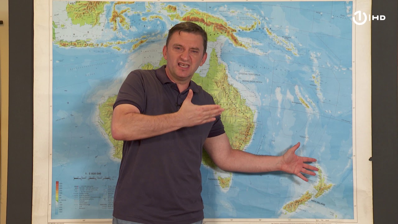 Domaća zadaća za 8. razred: Geografija - Novi Zeland – geografski prikaz