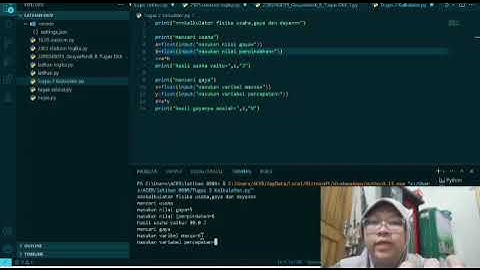 Dasar Dasar Komputasi Membuat Kalkulator Interactive Shell Fisika