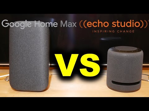 ECHO STUDIO VS GOOGLE HOME MAX