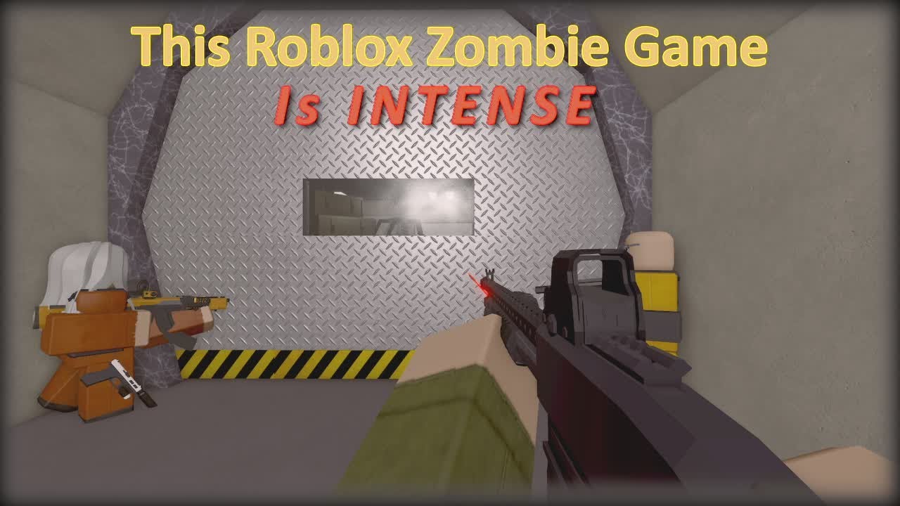 This CO-OP Zombie Game On Roblox Is Intense !!