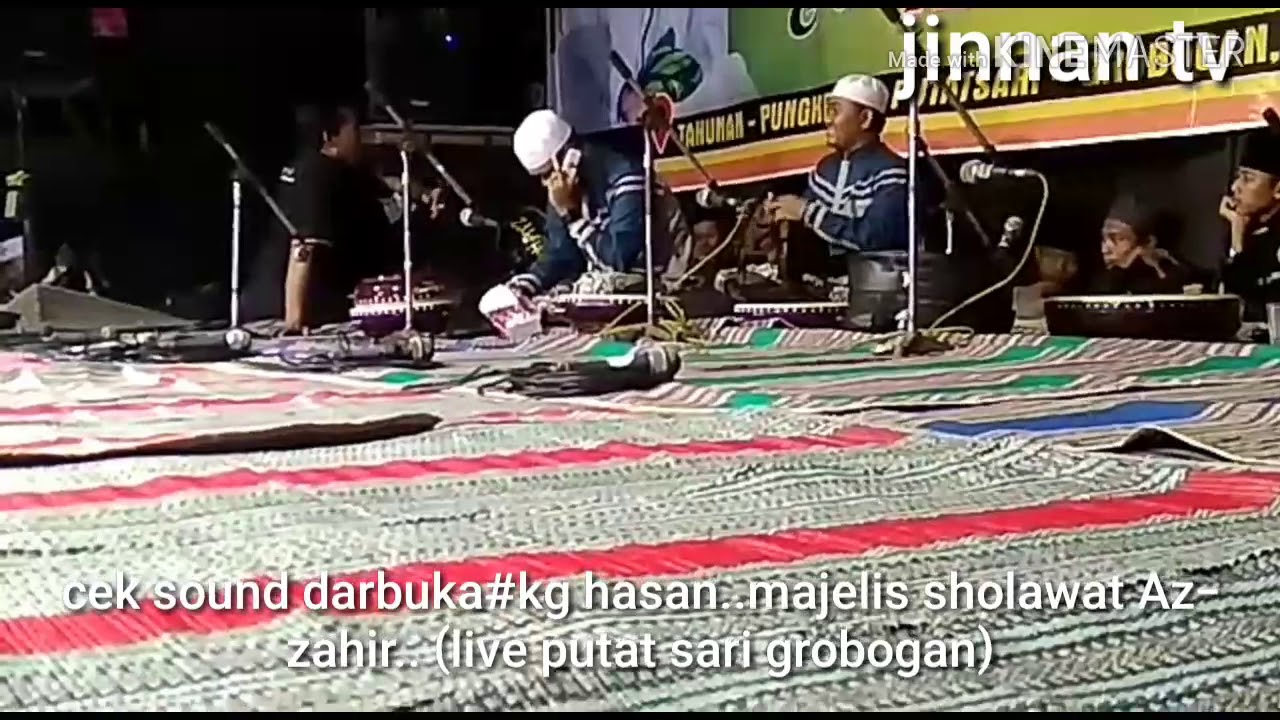 Cek sound DARBUKAkg hasan Azzahir (live putatsari)GROBOGAN YouTube