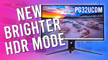 Dolby Vision and Higher Brightness? Asus PG32UCDM Firmware MCM105 Tested