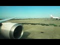 Singapore Airlines Boeing 787-10 pushback, engine start, taxi and takeoff in Taipei {TPE/ RCTP}