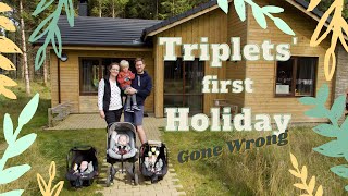Triplets' First Holiday Gone Wrong | Center Parcs Longford
