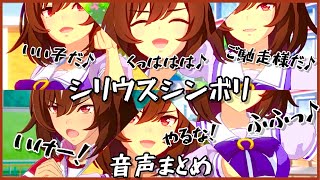 シリウスシンボリ音声かき集め「ふふっ いい子だ やだね 」【ウマ