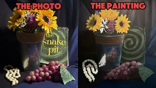 How I Turned This Into THIS | Acrylic Painting Still Life Process