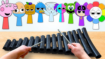 Top 53 Sprunki OCs recreated on REAL instruments!