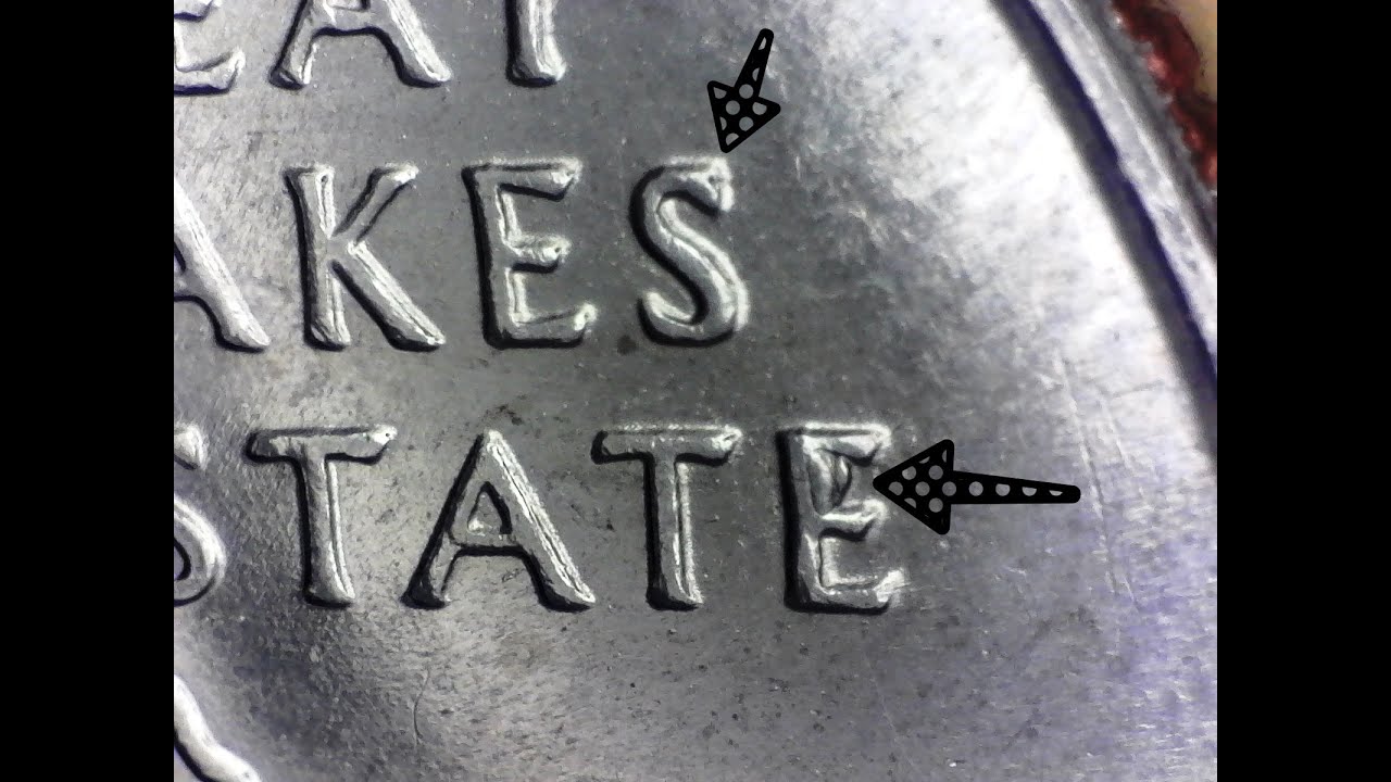 2004 Michigan State Quarter Errors