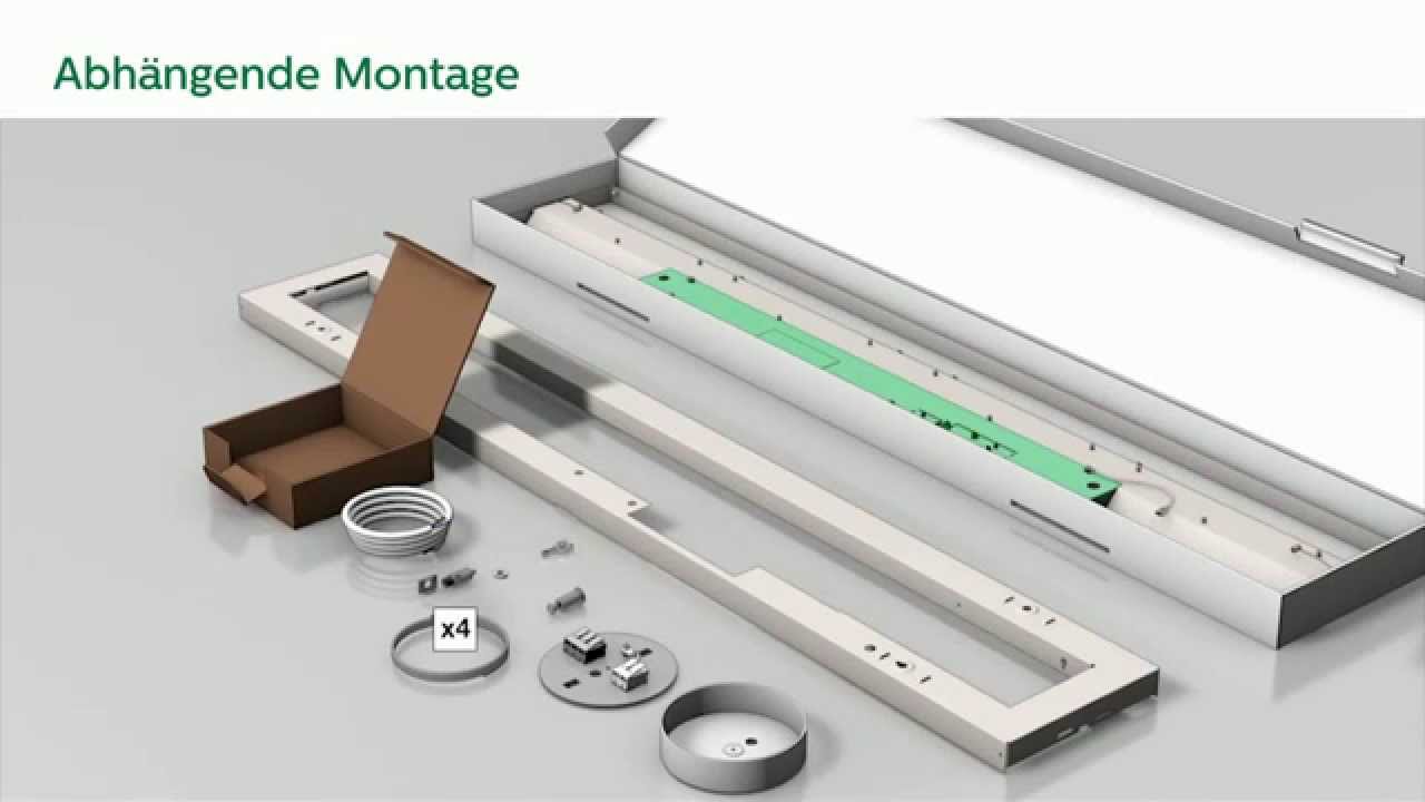 Philips CoreLine LED Anbauleuchte - Montage/Installation - YouTube