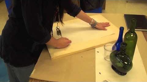 STILL LIFE USING CONTOUR LINES