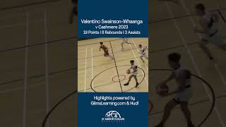 StAC Basketball - Valentino Swainson-Whaanga v Cashmere 2023 (Highlights)
