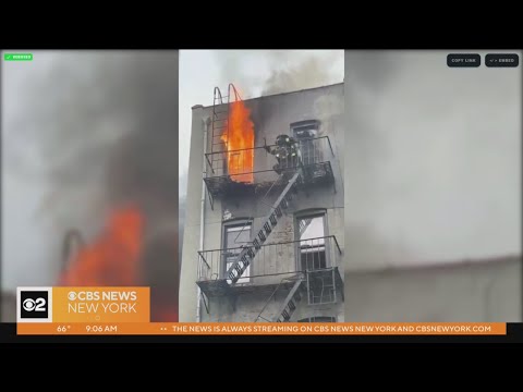 Man rescued from apartment fire in Brooklyn
