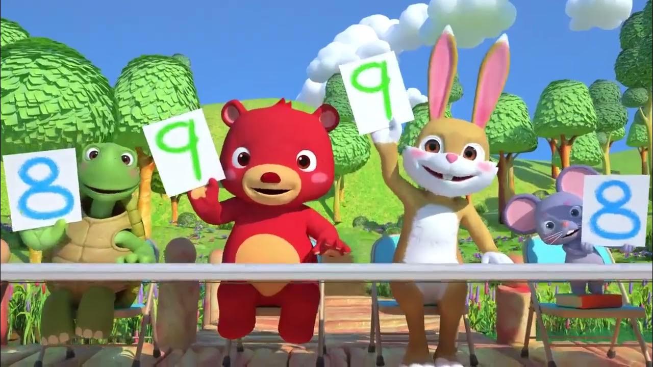 Five Little Speckled Frogs! Furry Friends Animals for Kids 2