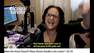 Nicole Sandler to people who didn't vote or voted for 3rd parties (WARNING: SWEARING)