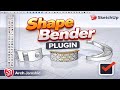 This SketchUp Plugin Makes Curved Shapes So Easy#architecture#sketchupplugins #3dmodeling ​