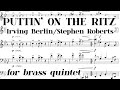 Capture de la vidéo Irving Berlin/Stephen Roberts - Puttin' On The Ritz (2006 Ca.) Score