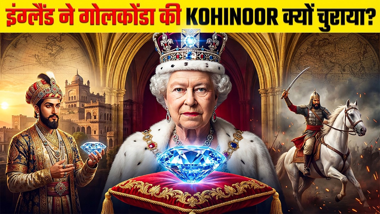 इंग्लैंड ने कोहिनूर क्यों चुराया? क्या कोहिनूर सच में शापित है? History Of Kohinoor Diamond