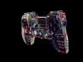 1 Hour 3D Glass Gamepad VJ Loop – Transparent Alpha |  4K  Motion Visuals (No Sound)